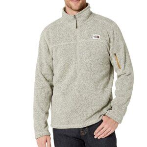 The North Face Men's Gordon Lyons Quarter Zip Pullover Granite Bluff Tan Sz L